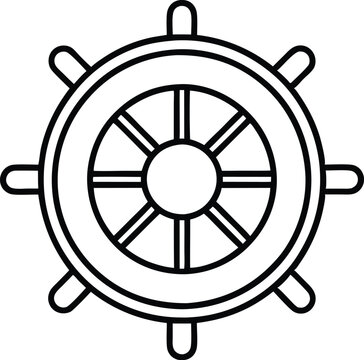 recommend clip art: Ship steering line art Steering wheel icon,Ship steering icon
