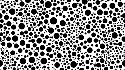 Unique Rectangular Seamless Pattern: Dots, Polkadots & Pointillism - Inspired Backdrop