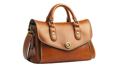 Elegant leather handbag in warm brown tones for stylish everyday use