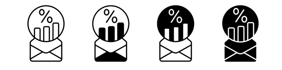 Taxes and accounting line icons vector set. Finance and interest illustration sign collection. Money logo.