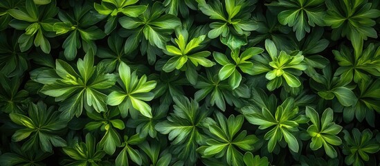 Obraz premium Lush Green Foliage Texture Background