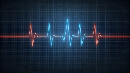 heart beat on monitor