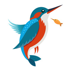 vector illustration of an abstract bird on transparent background