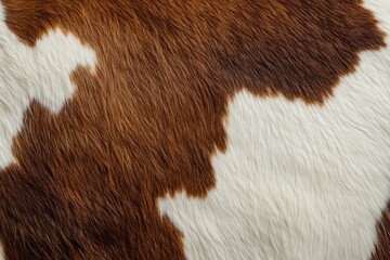 Cowhide texture design showcasing rich brown and white patterns for wildlife decor, fashion pieces, textile projects, and nature-themed rustic home aesthetics