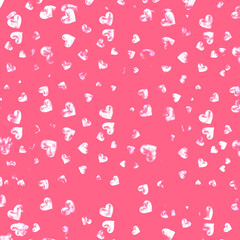 Romantic Heart Pattern – Pink Seamless Love Background