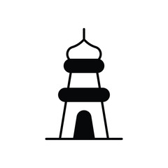 Minaret Tower Vector icon