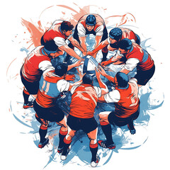 Sports equipment and sports playing images illustrator cartoon doodle