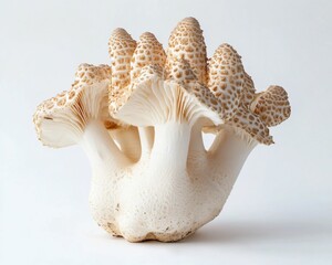 Naklejka premium Matsutake Mushroom Isolated on White Background. Premium Japanese Mushroom Ideal for American Cuisine