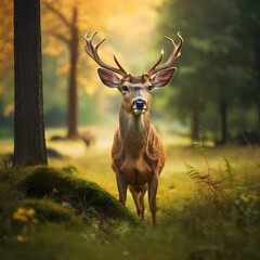 Fototapeta premium deer in the forest