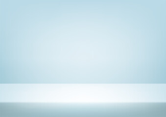 Empty white and gray studio background. Simple and clean light box space for selling products, backdrop, wallpaper, background, text. Empty room with light effect.