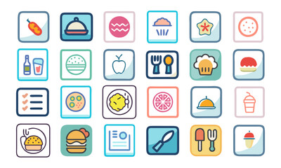 Icons of all kind of design