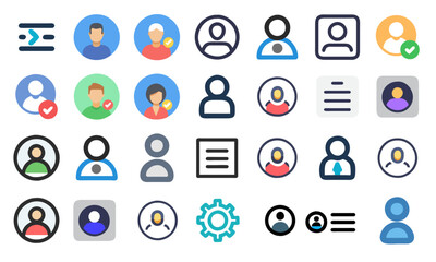 Icons of all kind of design