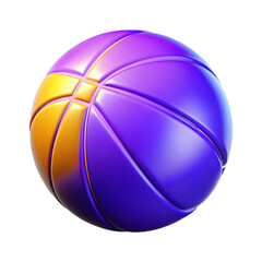 Fototapeta premium 3d basketball icon Illustration