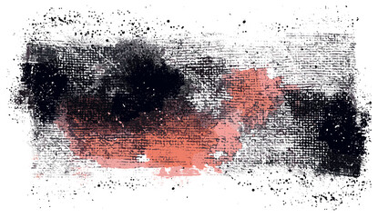 Large letterpress texture, transparent background, dry ink, vector texture, typography, vintage design, press print, textured background, rustic style, ink stamp