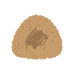 焼きおにぎり　イラスト