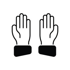 Obraz premium Dua Vector icon