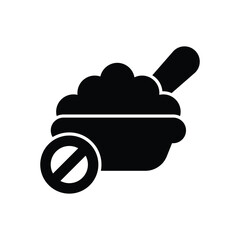 No Eating Vector icon