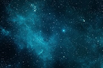 Naklejka premium Exploring Deep Space Nebula with Countless Stars in a Cosmic Sky