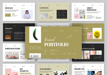 Brand Portfolio Presentation Layout