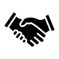 Deal Vector Glyph Icon Design