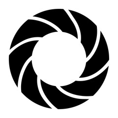 Simit Vector Glyph Icon Design
