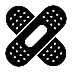 Plaster Vector Glyph Icon Design