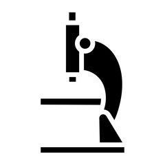 Microscope Vector Glyph Icon Design