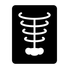 Xray Vector Glyph Icon Design
