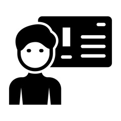 Schedule Vector Glyph Icon Design