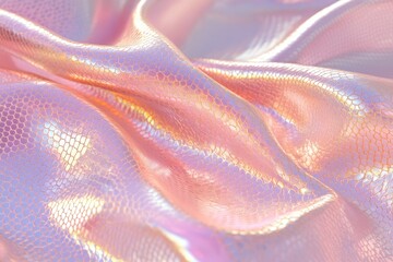 Vibrant Neon Pink and Violet Snake Skin Texture Creates a Stunning Visual Display With Shimmering Patterns