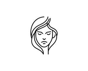 vector illustration of a woman
