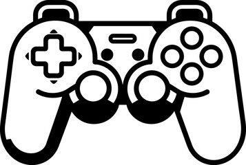 Fototapeta premium Sleek Gamepad Controller: Vector Illustration for Gaming Enthusiasts