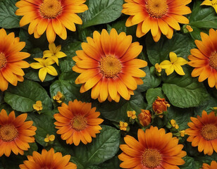 Floral Mandala: A Symphony of Sunflowers and Petals