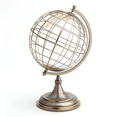 Fototapeta premium globe isolated on white background