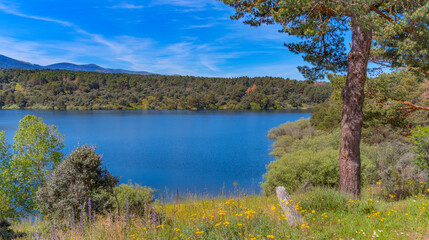 Azud del Acueducto Hiking Route, Guadarrama Mountains Walking Path, Sierra de Guadarrama National Park, Segovia, Castilla y León, Spain, Europe