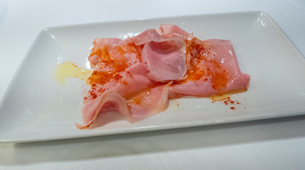 Galician Style Lacon Paprika, Spanish Delicacy, Spanish Gastronomy, Spain, Europe