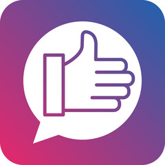 Please Like Icon Style