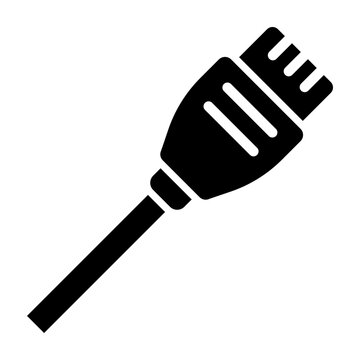 Ethernet Vector Glyph Icon Design