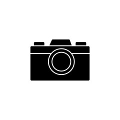 Mirrorless camera glyph icon