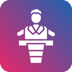 Giving Speech Icon Style