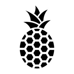 Obraz premium Pine Apple Vector Glyph Icon Design