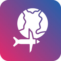 Global Shipping Icon Style