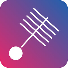 Test Tube Brush Icon Style