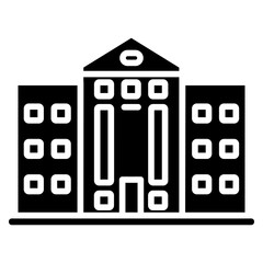 School line icon style