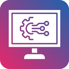 Digital Transformation Icon Style