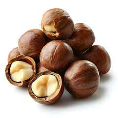 Healthy Organic Macadamia Nuts: Natural Snack for Protein-Rich Cuisine and Vegan Cooking