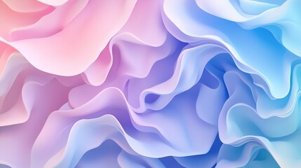 Obraz premium Soft abstract waves of pink.