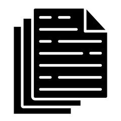 Documents line icon style