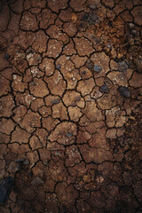 dry cracked earth
