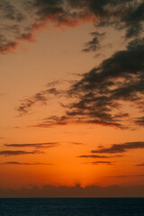 Obraz premium sunset at the beach